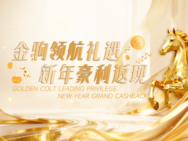 金驹领航礼遇 新年豪利返现