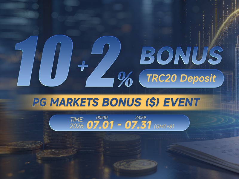 PGMarkets July 10+2% Bonus Promotion